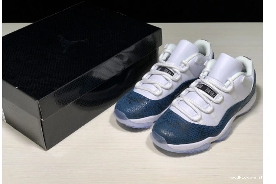 Jordan 11 'Blue Snakeskin' Air Low CD6846-102 CD6846-102 0303